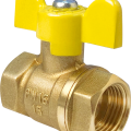 Кран шаровой для ГАЗА VALFEX 1/2" ВР/ВР ручка-бабочка